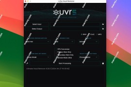 ULTIMATE VOCAL REMOVER V5 for mac(UVR5终极人声去除器)