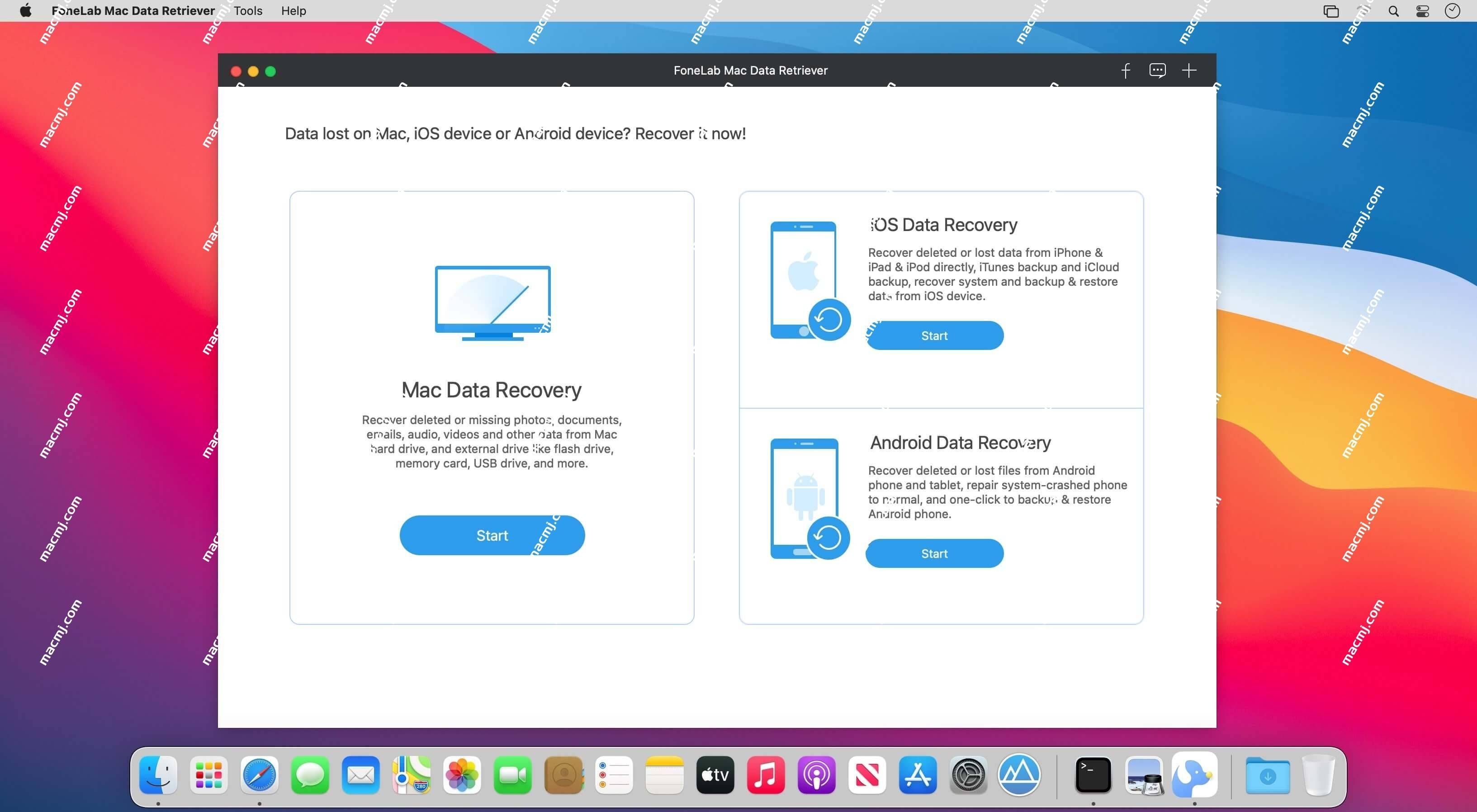 FoneLab Mac Data Retriever &#8211; mac数据恢复软件