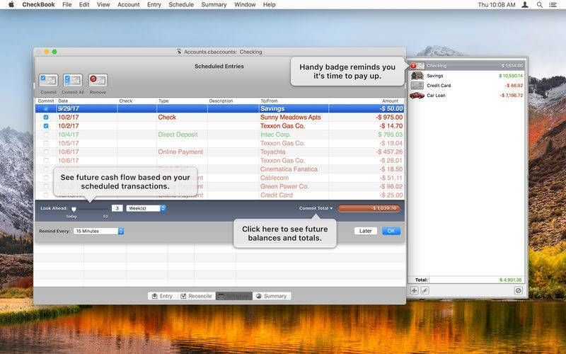 CheckBook Pro for mac(优秀的个人理财管理软件) CheckBook Pro for mac(优秀的个人理财管理软件)