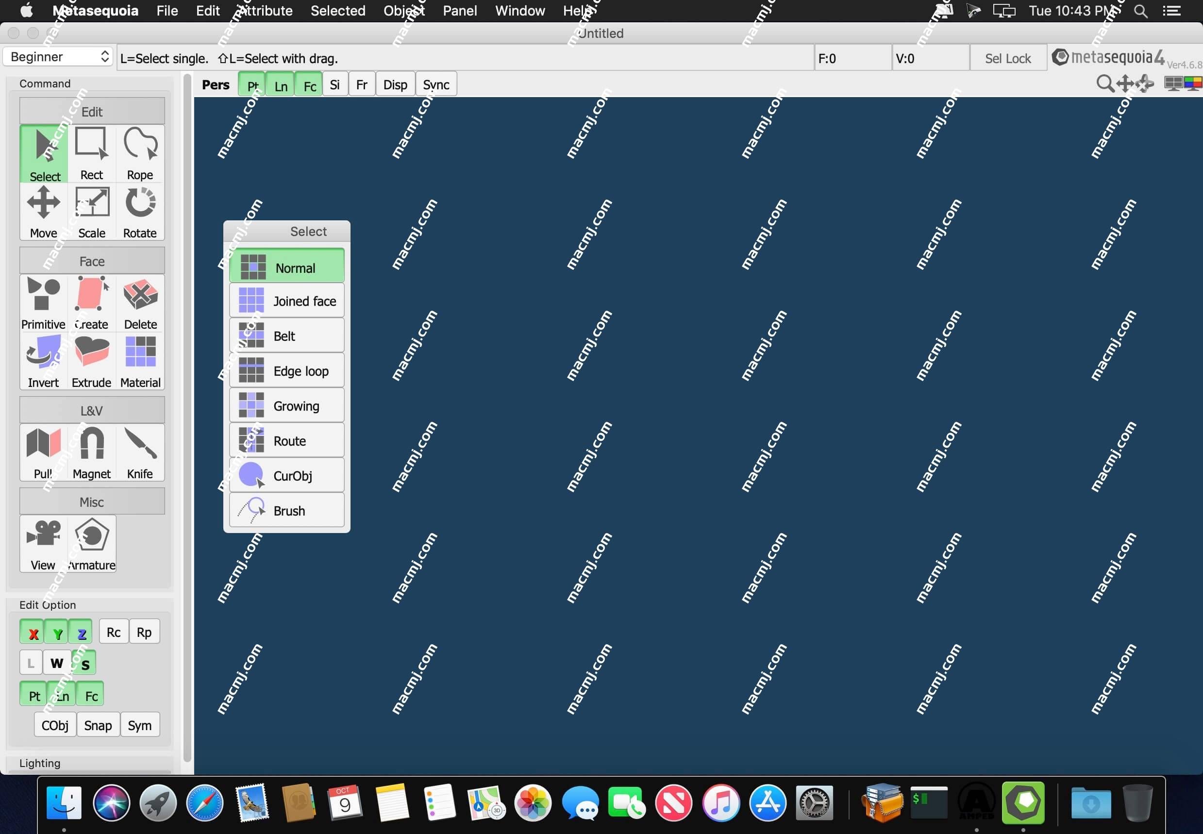 Metasequoia 4 for Mac(水杉3D建模应用) Metasequoia 4 for Mac(水杉3D建模应用)