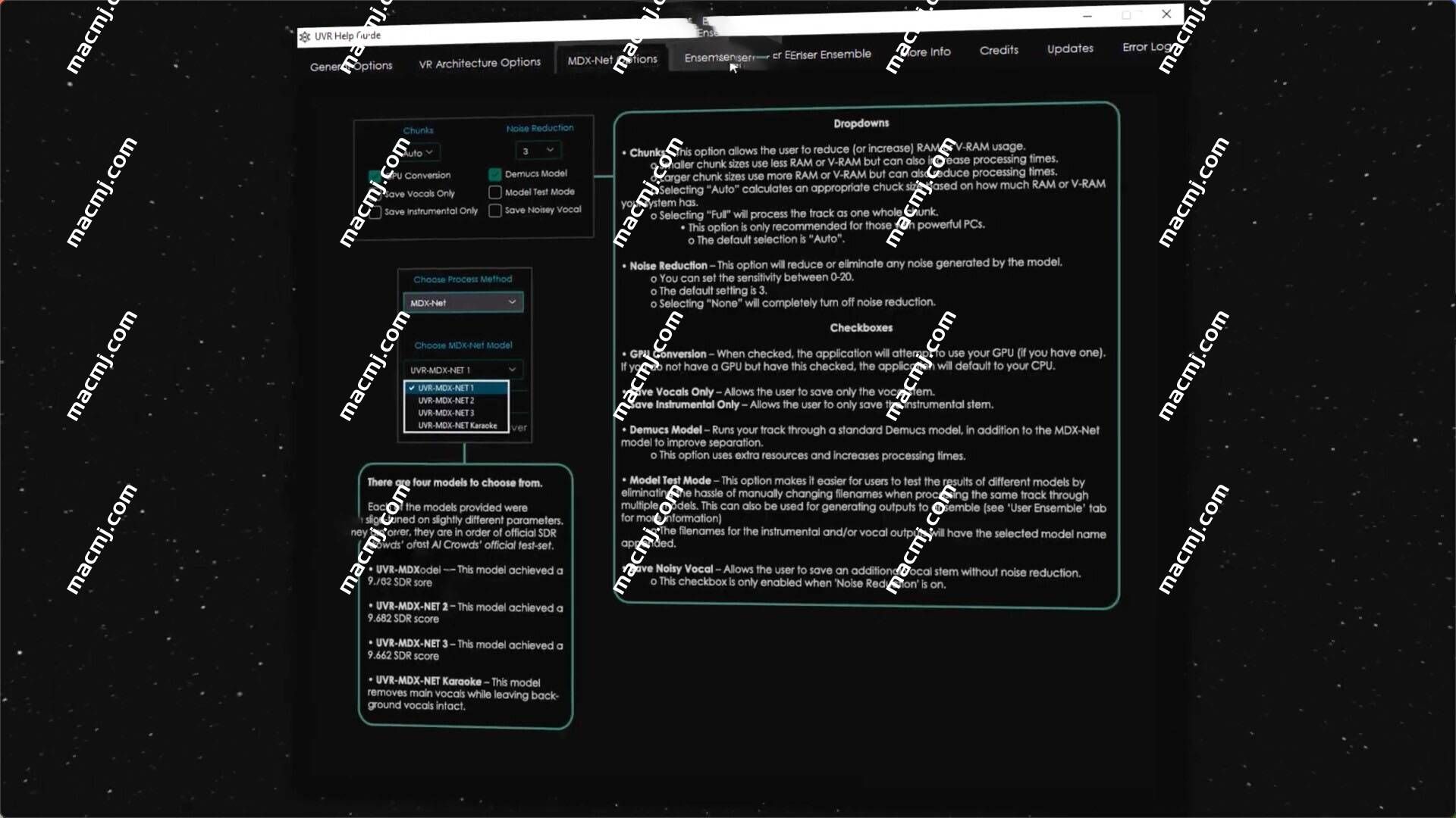 ULTIMATE VOCAL REMOVER V5 for mac(UVR5终极人声去除器) ULTIMATE VOCAL REMOVER V5 for mac(UVR5终极人声去除器)
