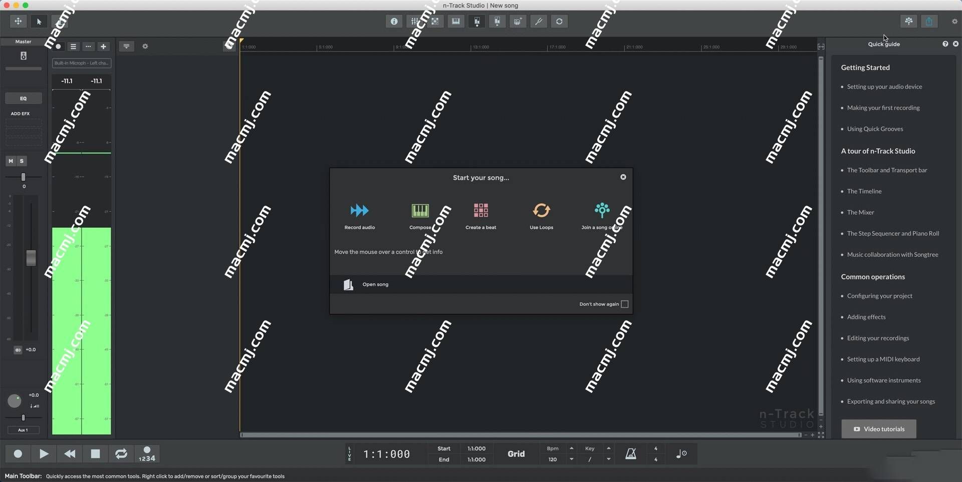 n-Track Studio Suite for Mac(多轨音乐制作软件)