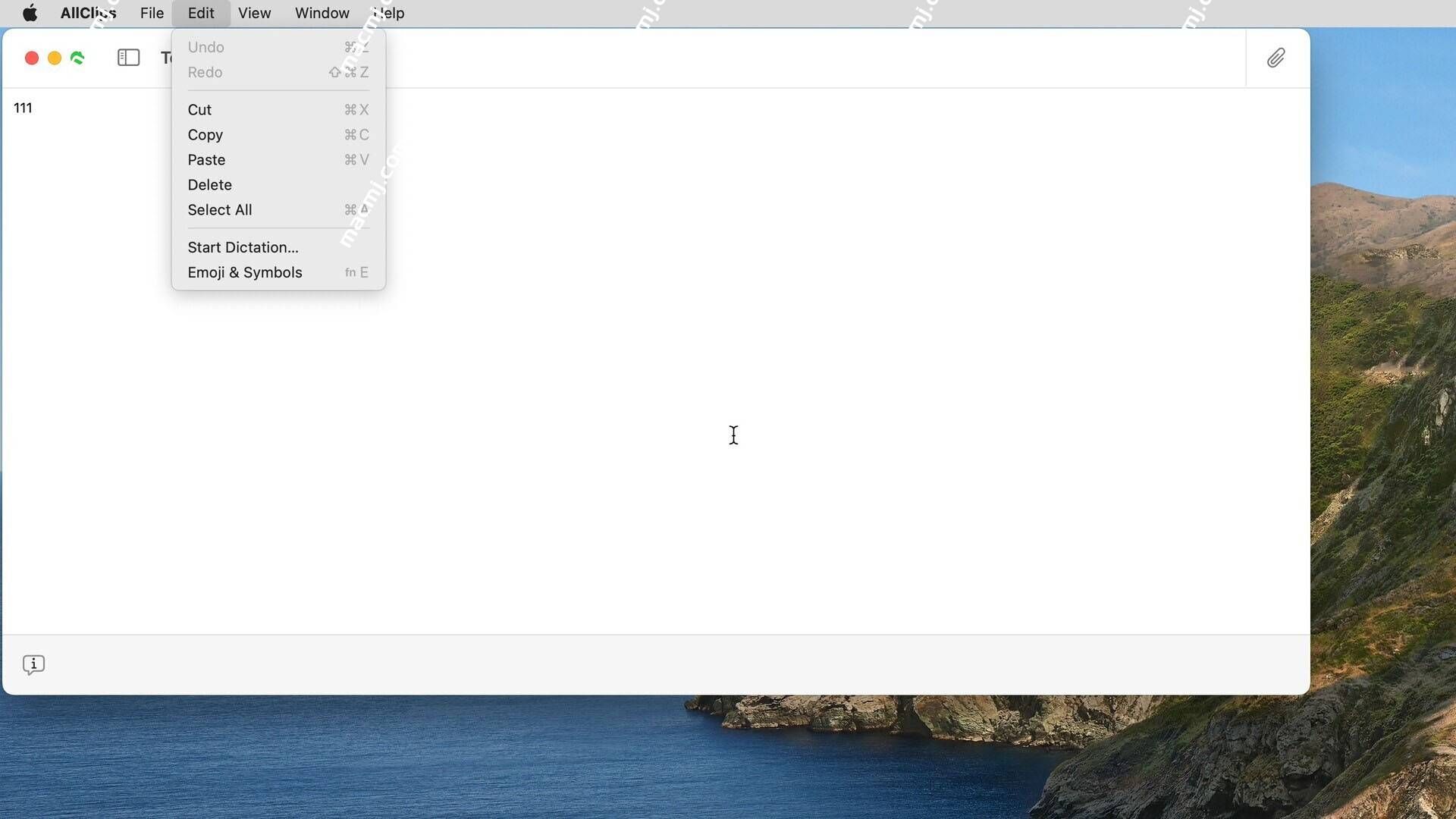 AllClips for mac(剪贴板管理程序) AllClips for mac(剪贴板管理程序)