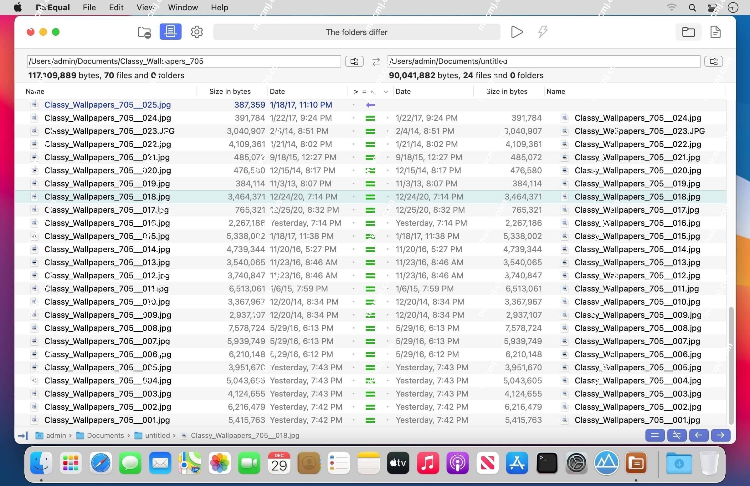 Naarak Studio DirEqual for Mac(文件夹比较工具) Naarak Studio DirEqual for Mac(文件夹比较工具)