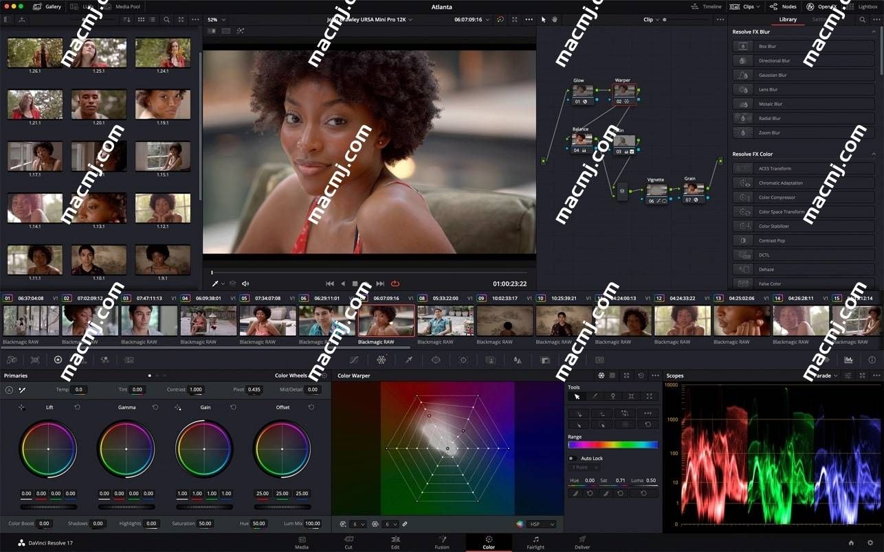 DaVinci Resolve Studio 19 激活版 for Mac(达芬奇影视后期处理软件) DaVinci Resolve Studio 19 激活版 for Mac(达芬奇影视后期处理软件)