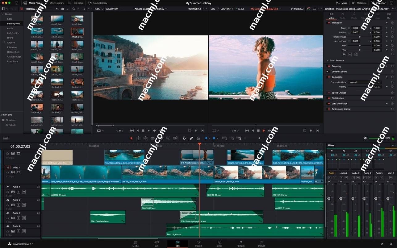 DaVinci Resolve Studio 19 激活版 for Mac(达芬奇影视后期处理软件) DaVinci Resolve Studio 19 激活版 for Mac(达芬奇影视后期处理软件)